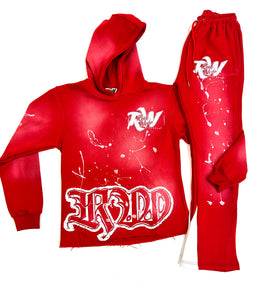 Real Wear 23' Track Suit-Red