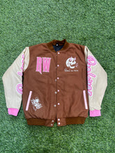 Load image into Gallery viewer, &quot;Only the Real&quot; Varsity Letterman Jacket (Brown)
