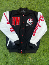 Load image into Gallery viewer, Only the Real&quot; Varsity Letterman Jacket (Black)
