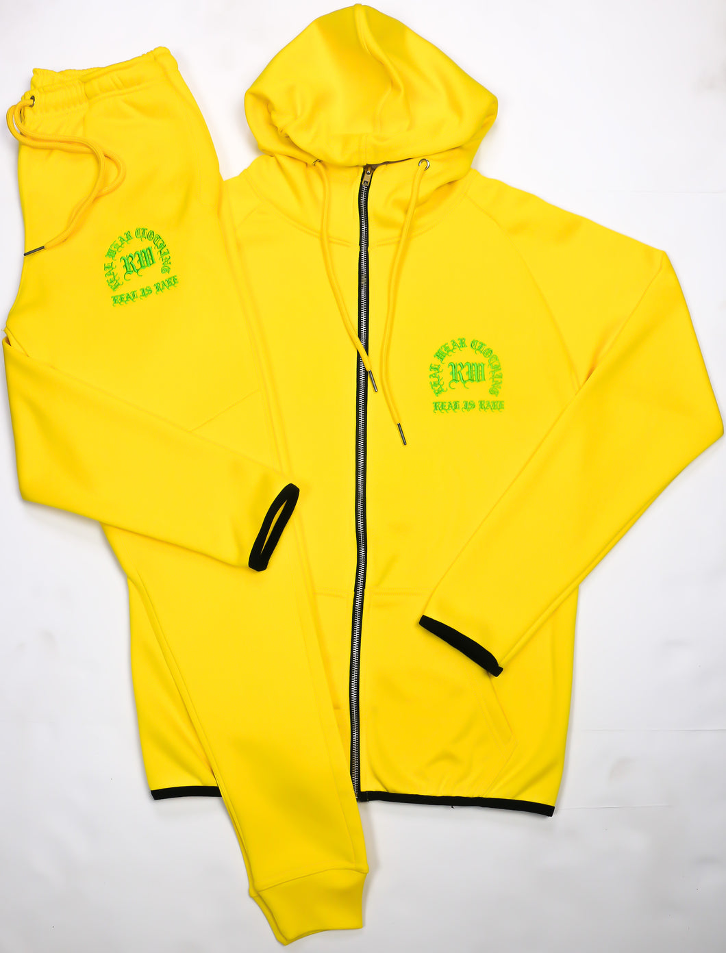 Real Wear Tracksuit Yellow & Green